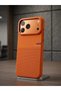 Orange Color Magsafe Shock Absorbing Matte Anti Shock Premium Phone Case Compatible with iPhone 17 Promax