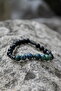 Azurite Obsidian Natural Stone Bracelet