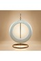 أرجوحة دائرية بإضاءة LED كبيرة الحجم 118 × 117 سم من البلاستيك LLDPE بدون حامل - 2