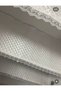 Shelf Depth 60 cm X 5 Mt Luxury Satin Quilted Shelf Cover with Free Installation - Drawer Cover - Wardrobe Cover - White & Cream - 4