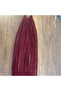 Red Burgundy Braided Hair Clip – Modern Boho Hair Accessory - 5
