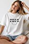 Unisex Oversize 24/1 Combed Cotton Dtf Printed T-Shirt - Dtf258 - 3