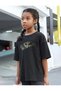 Kids Unisex Printed T-Shirt - Black - 2