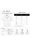Sahra Fabric Half Zipper Striped Oversize Polo Collar T-Shirt - 2