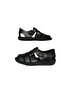 - Men's Inner and Outer Genuine Leather Soft Sole Black Sandals