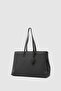 15" Twill Textured Technical Fabric Laptop Bag Black - 4
