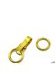 Black Color Hooked Buce with Lock, Gold Metal - 5