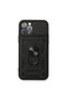 Apple iPhone 12 Pro Case Pars Silicone with Lens Ring - Black