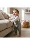 Rabbit Motif Pompom Knitwear Baby Salopet Jumpsuit / Gift Set with Combed Cotton Bodysuit - 3