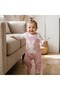 Rabbit Motif Pompom Knitwear Baby Salopet Jumpsuit / Gift Set with Combed Cotton Bodysuit - 2