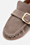 Roc Genuine Leather Buckle Moccasins - 2