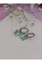 Butterfly Dangle Silver Color Tarnish Resistant Steel Women's Earrings - 3