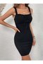 Women's Strappy Lace-Up Short Wrap Dress - 2