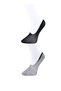 Glb-Stl41414 Black and Gray Women's Ballerina Socks 12 Pairs - 2