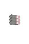 Glb-Stl41414 Gray Women's Ankle Socks 3 Pairs