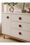 Modern Black, White, Beige Button Furniture Handle 50 mm & 32 mm and Button Screw Hole Dimensions |   Kitchen Bathroom Cabinet Handle 5 Pieces