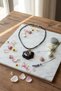 Special Handmade: Double Corded Stone Flower Necklace - 3