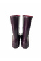 Garden and Rain Colorful Women's Boots 36-40 Claret Red - 5