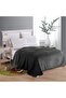 Micro Fleece Flannel Blanket Single Size 150x220cm Ultra-Soft 260 GSM Super Plush Throw Blanket Black - 4