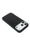 Urr Iris Matte Pure Glass Magsafe Cover Compatible with iPhone 17 Pro Max - Black - 6