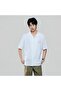 Men Relaxed Cotton Interlock Button Shirt - 8
