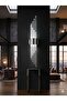 مصباح حائط LED من ماتريكس ميلودي - تصميم عصري وأنيق، هيكل فضي، إضاءة LED بيضاء - 3