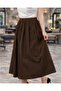 High Waist Flowy Midi/Maxi Skirt - 4