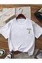 Women's Green Matcha Red Writing Latte Printed T-Shirt - 2