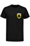 Small Logo Aek Athina Αθλητική Ένωση Κωνσταντινούπολη Printed Cotton Adult T-Shirt