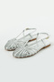 Alba Caged Thin Strap Flat Sole Casual Women's Sandals - 3