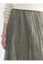 Trendlucky Polka Dot Pleated Skirt with Elastic Waist - 3