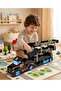 3-Story 3-Vehicle Transporter Play Set - Black