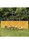 Folding Camping Windbreaker, Pop Up Desert Wind Screen Wall, Foldable Windshield for Outdoor Picnics and BBQs, 3 Sizes, 145CM Height (5.6×1.45m)