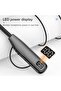 Bluetooth Neckband Earphones | 100Hrs Playtime, Stereo Sound, TF Card Support, 800mAh Battery - 3