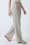 Striped Elastic Waist Wide Leg Woven Trousers - 5