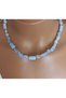 Real Aquamarine Natural Stone Women's Necklace – Handmade Elegant Natural Stone Necklace - 2