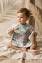 Tinybear Dream Big Waterproof Long Sleeve Baby Bib - Mint Green Blw Compatible Baby Supplementary Food Bib - 3