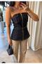 Premium Trend Design Denim Corset - 5