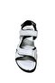 Women's Genuine Leather Flat Thick Sole Double Strap Adjustable Sandals - 6