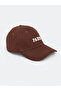 Brown Paris Embroidered Women's Cap Hat - 2