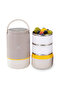 Triple Decker Stainless Steel Lunch Box w/ Spoon-Desert Sand
