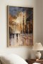 Oil Painting Lookalike Prophet's Mosque Single Wooden Painting - Natural Wood Framed Painting for Home and Business - 3
