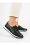 Women's Black Orthopedic Soft Sole Stylish Comfortable Daily Shoes - 3