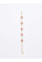 Rhea Yonca Model Bracelet Gold Pink Zircon Stone Stainless Steel 18+5 cm - 4