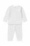 Unisex 100% Cotton Patterned Long Sleeve Baby Pajama Set - 4