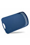 2-in-1 PP Cutting Board with Built-In Colander | 33×20 cm | Navy Blue