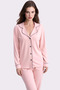 Women's Boxed & Long Sleeve Modal Pajama Set - Soft Breathable Fabric