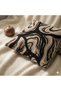 Natural Textured Decorative 2-Piece Throw Pillow Cover - Brown & Cream Melange Patterned Premium Woven Cover 45X45 - 2