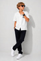 Boy's Regular Fit Striped Emblem Shirt and Trousers 2-Piece Set Ak2609 - 3