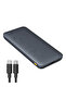 Hypercore 20K Ultrathin 20000mAh Power Bank PD+QC 22.5W 1 USB-C and 1 USB-A ports - Deep Blue